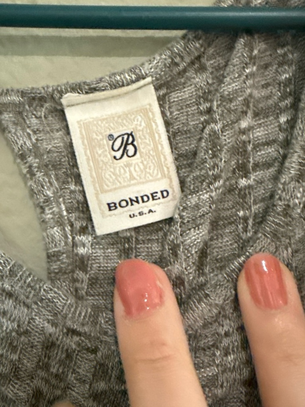 Cozy Heather Gray Tunic Top with Scoop Neck - Picture 2 of 4